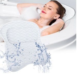 Bath Pillow, 4D Spa Air Mesh
Bathtub Pillow with &7 Powerful Suction
Cups